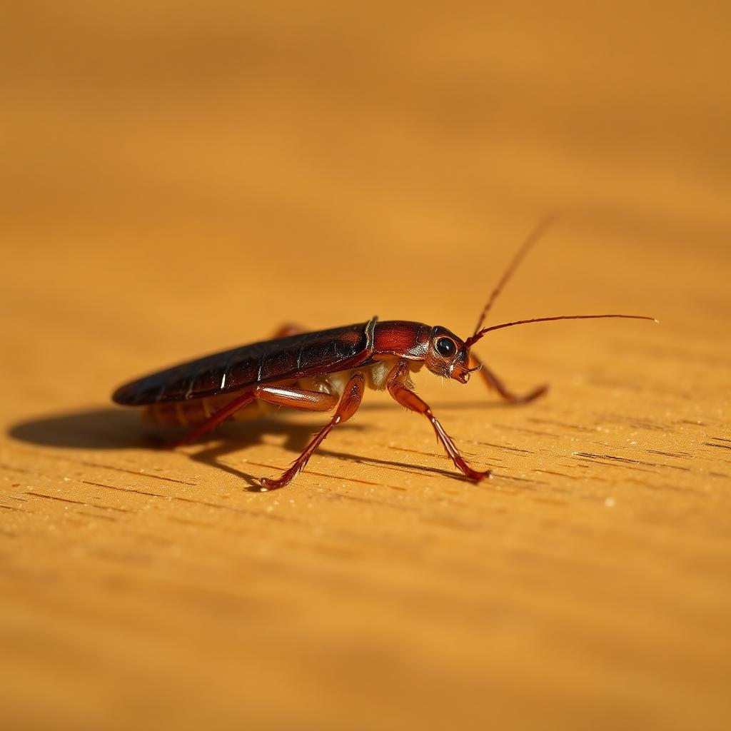 Close-up of a cockroach