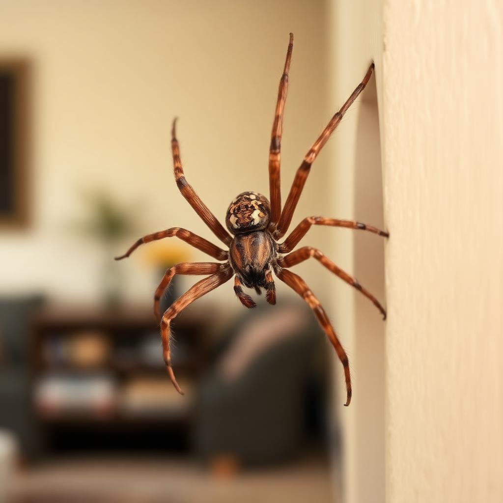 Spider on a wall